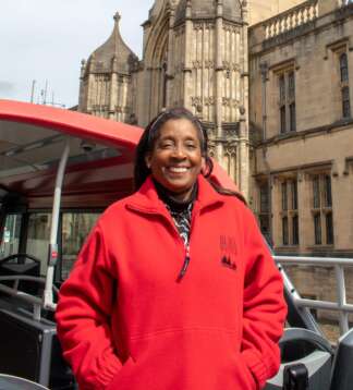 Photo of Pamela in Oxford