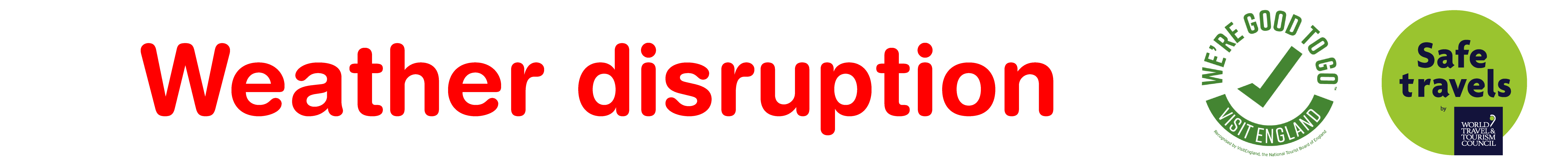 Weather disruption