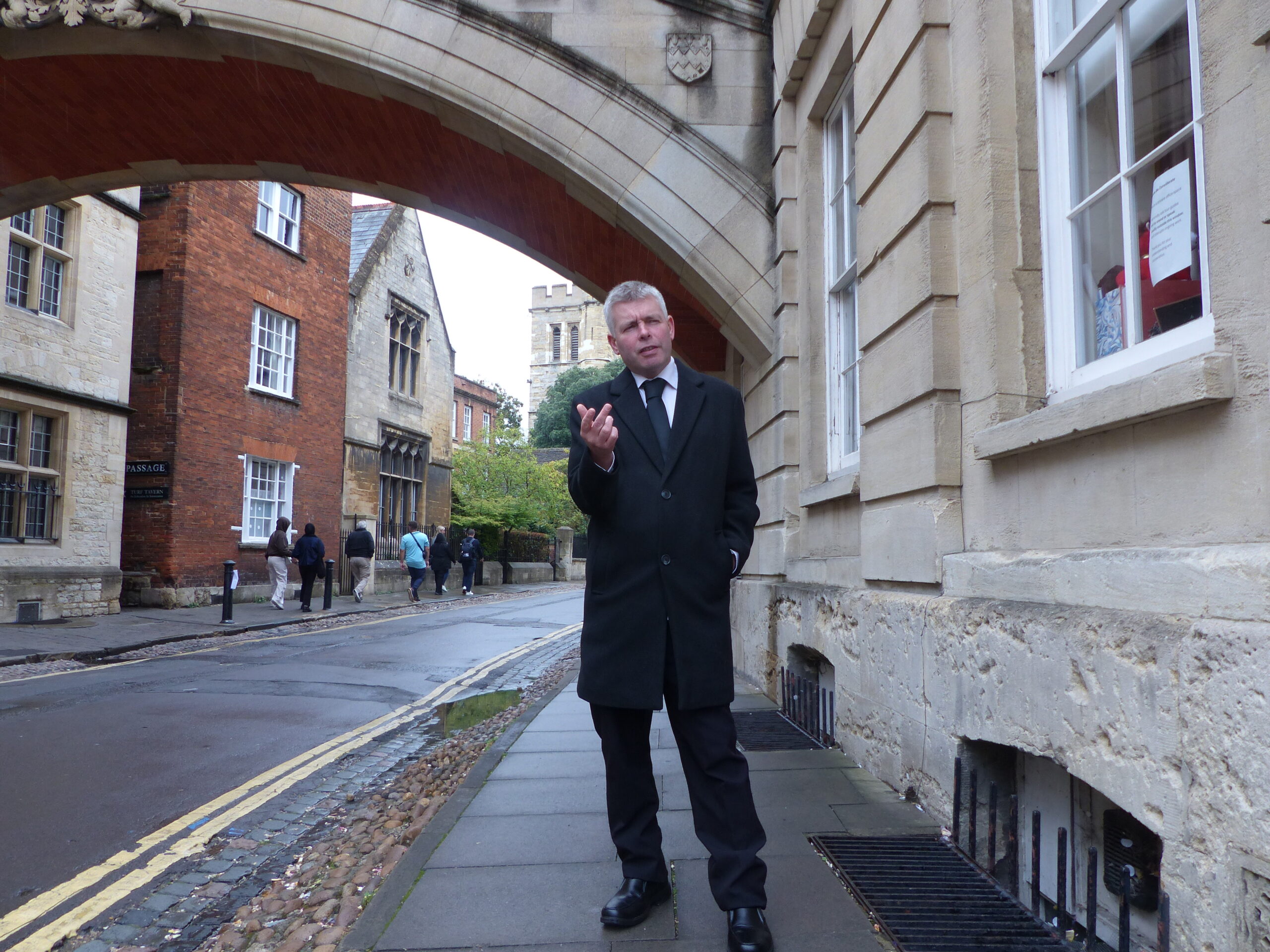 Oxford Ghost Tour guide Tom McDonnell