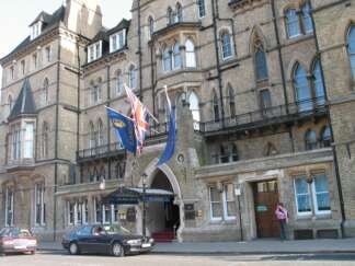 The Randolph Hotel taken from Beaumont Street in Oxford