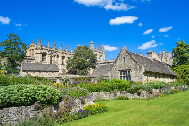 PHOTO: Christ Church College in Oxford. Hop off the City Sightseeing Oxford bus at stop 8 to see it.